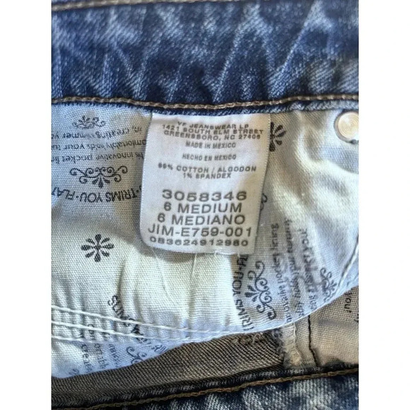 Lee 6 Medium Slims You Trims You 5 Pocket Jean - Picture 13 of 15